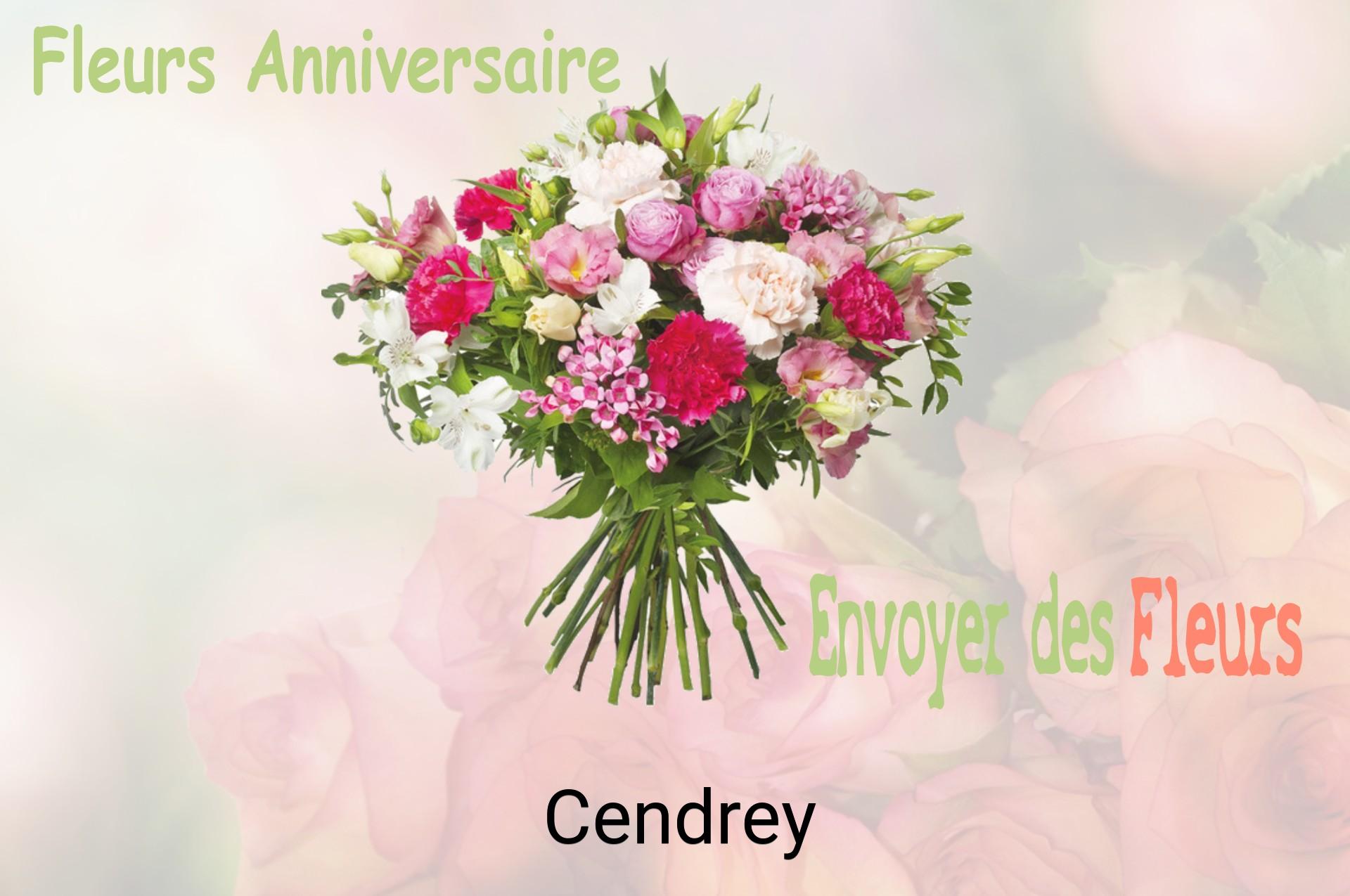 Bouquet de fleurs d’anniversaire livré à Cendrey