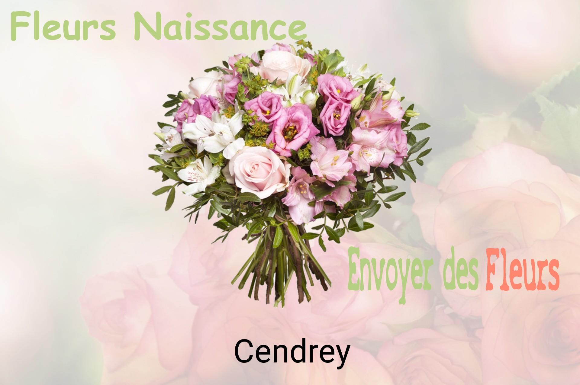 Bouquet de fleurs de naissance livré à Cendrey